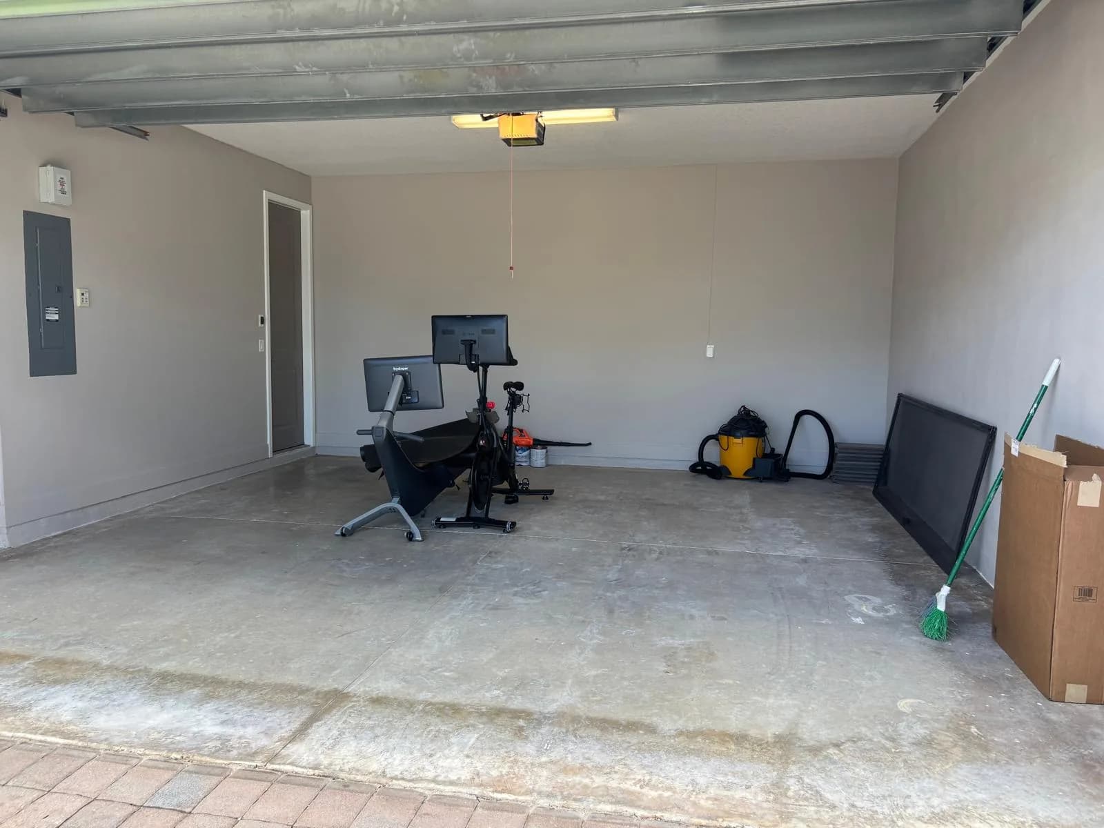 Garage Floor Painting Interior Garage by JC General Painting in South Florida
