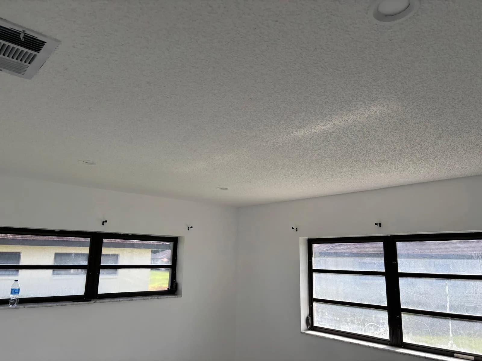 Interior Painting White Room Windows by JC General Painting in South Florida