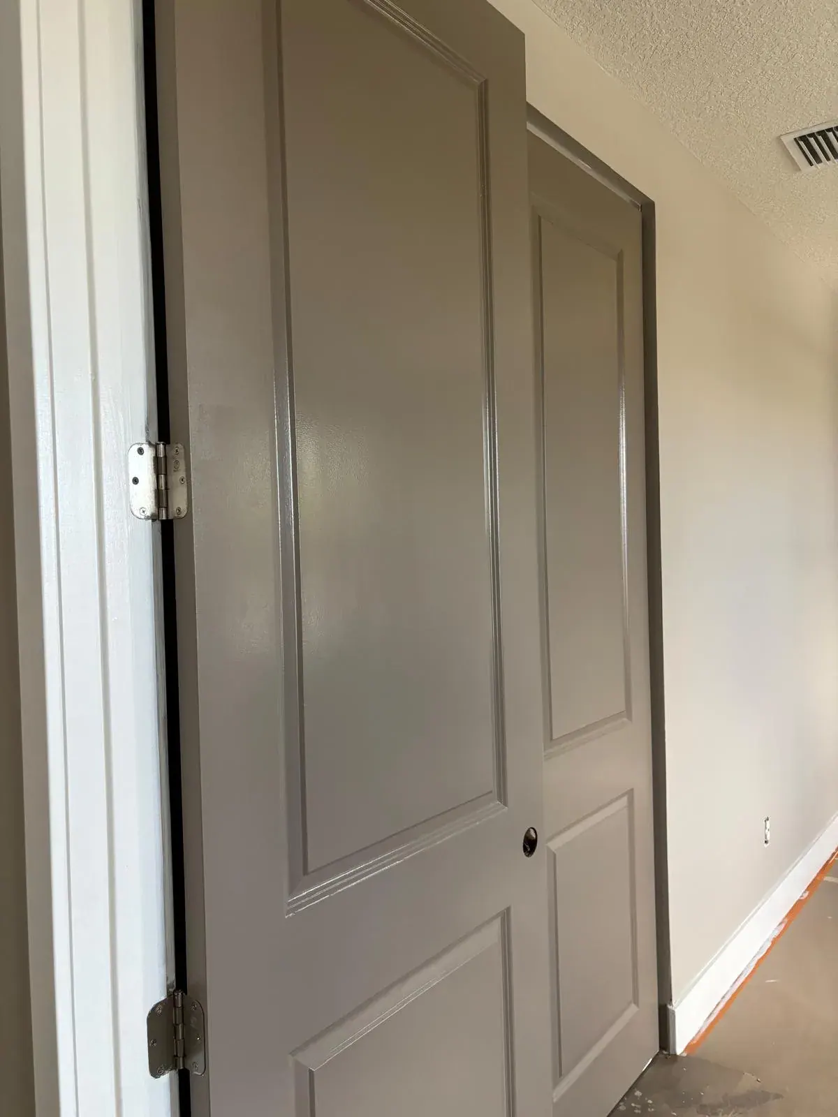 Interior Door Painting Grey Doors Highland Beach by JC General Painting in South Florida