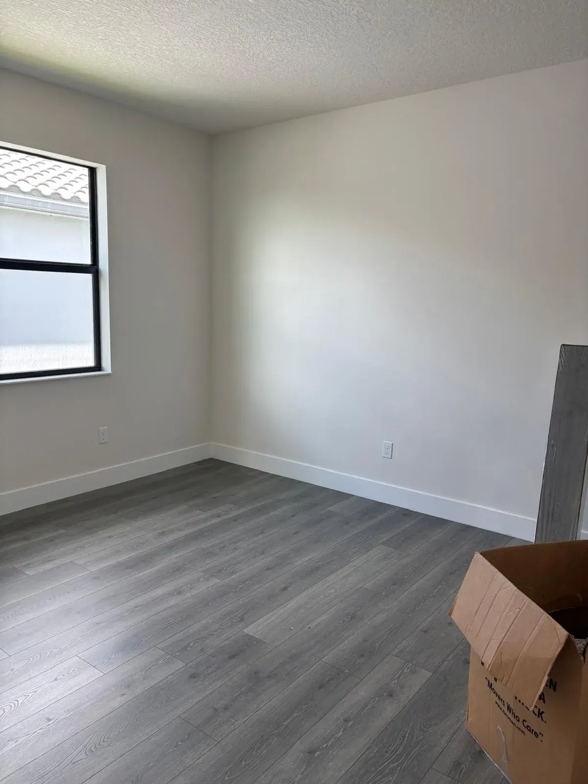 Interior Painting Grey Bedroom Pompano Beach by JC General Painting in South Florida