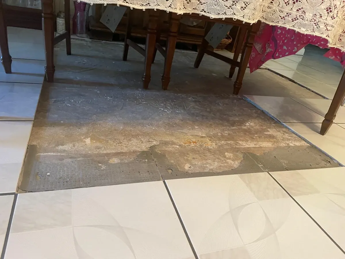 Tile Flooring Installation Dining Area Wellington by JC General Painting in South Florida