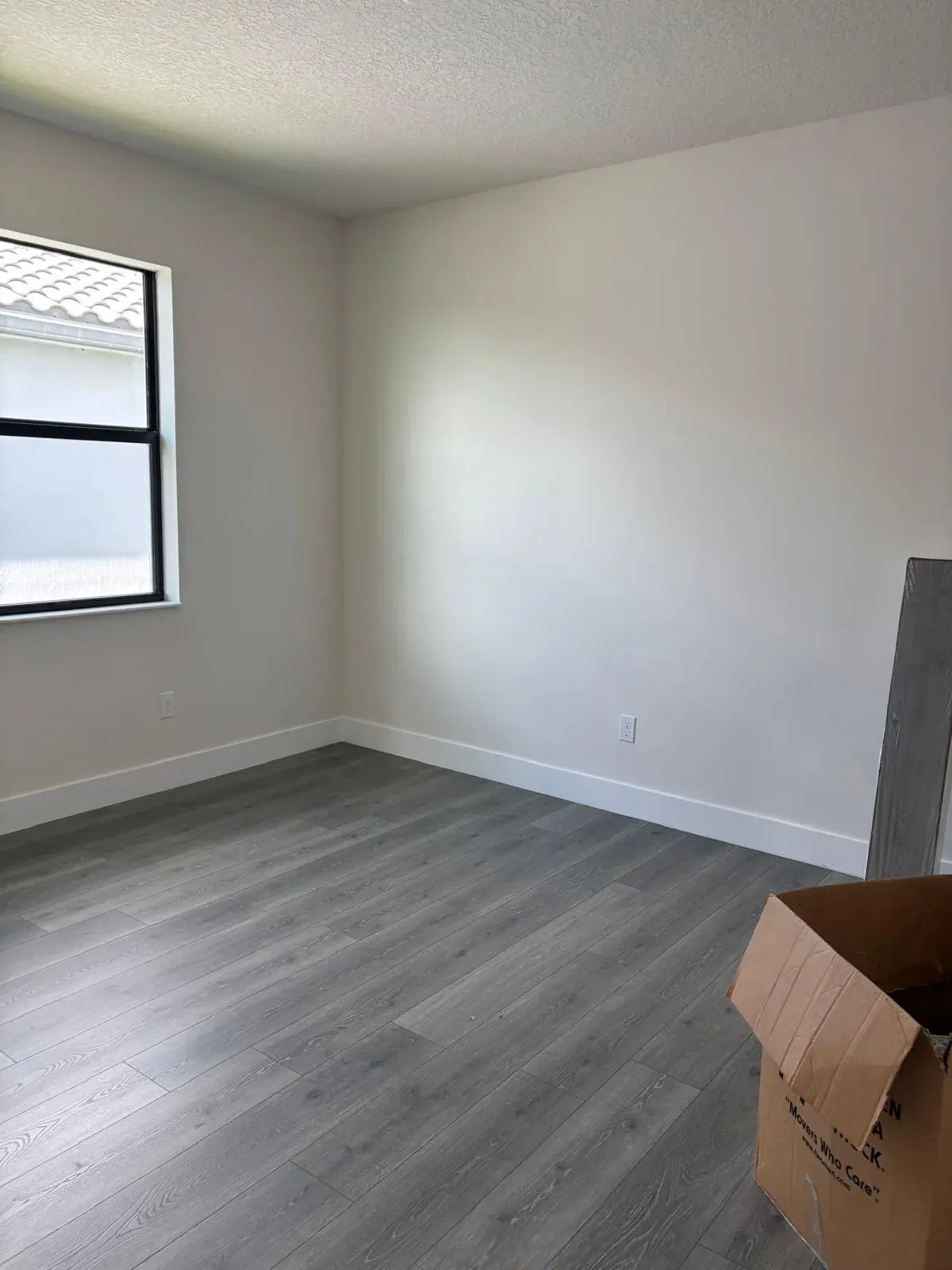 Interior Painting Grey Bedroom by JC General Painting in South Florida